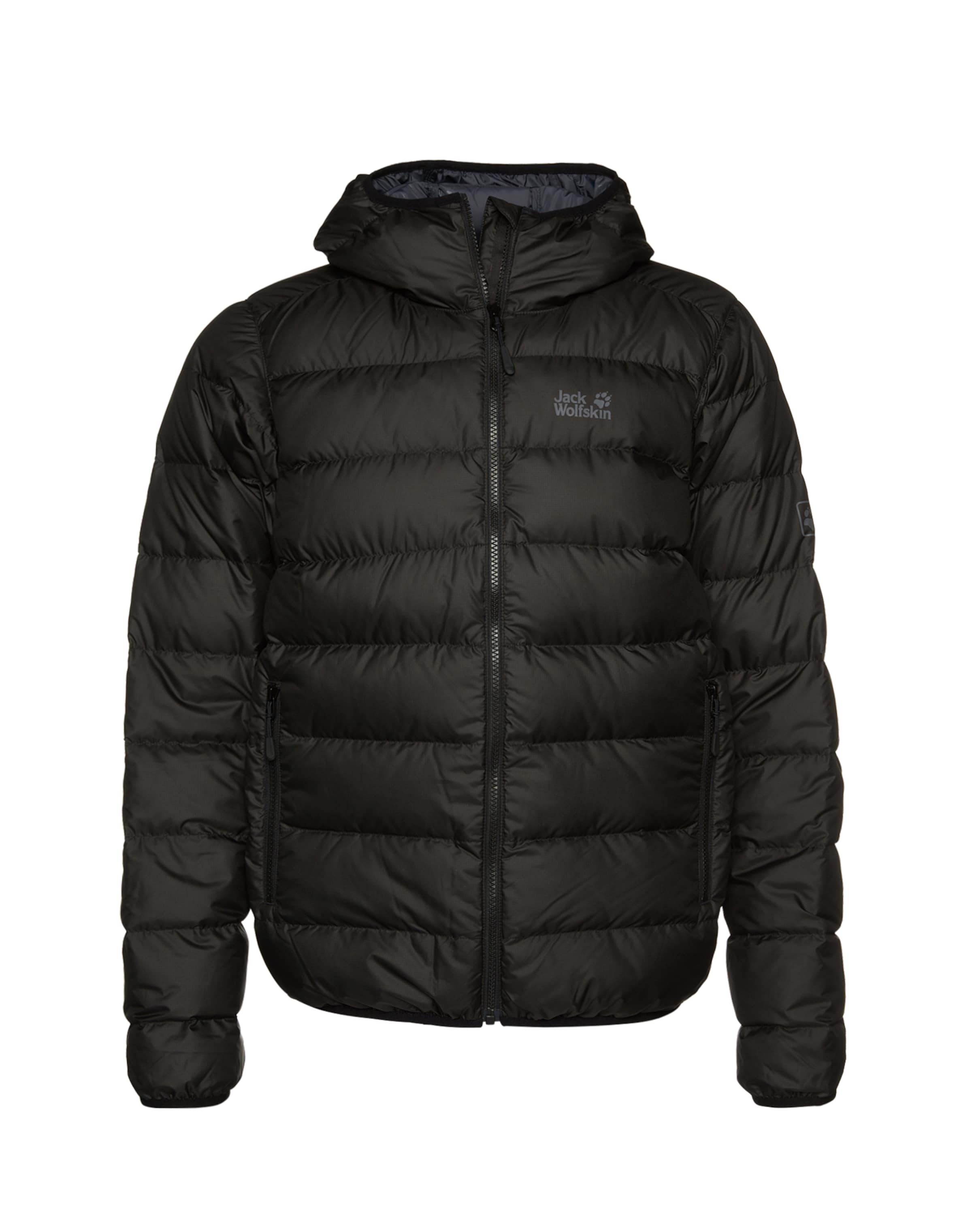 JACK WOLFSKIN - Daunenjacke 'Helium' in schwarz