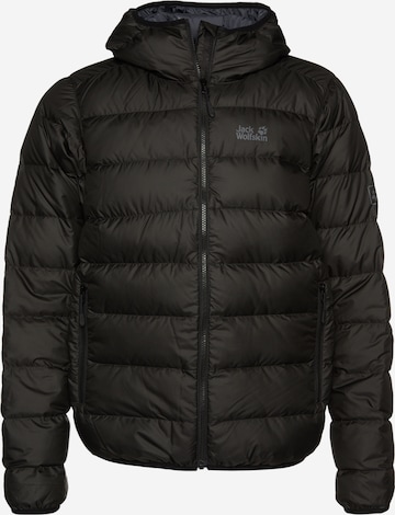 JACK WOLFSKIN - Casaco outdoor 'Helium' em preto: frente