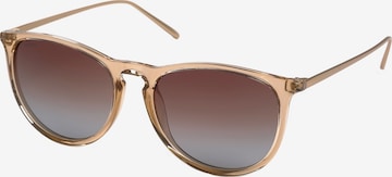 Pilgrim Sunglasses 'Vanille' in Brown: front