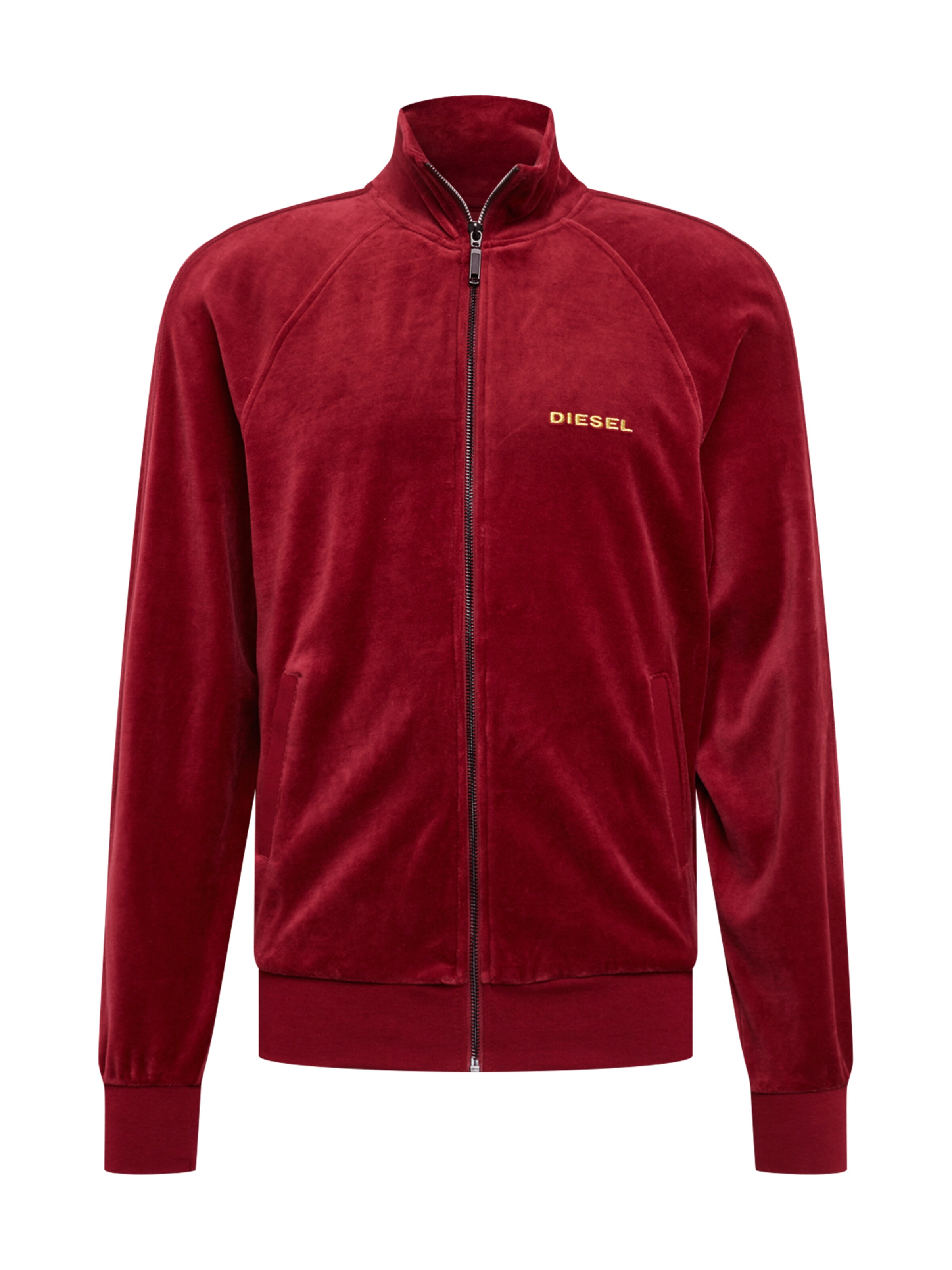 DIESEL - Sweatvest in de kleur Wijnrood