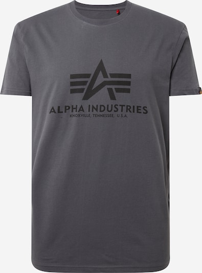 ALPHA INDUSTRIES Shirt in Dark grey / Black, Item view