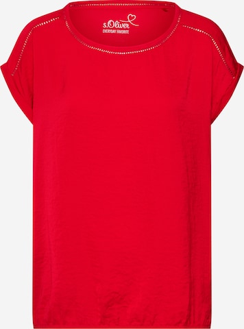 s.Oliver Shirt in Rood: voorkant