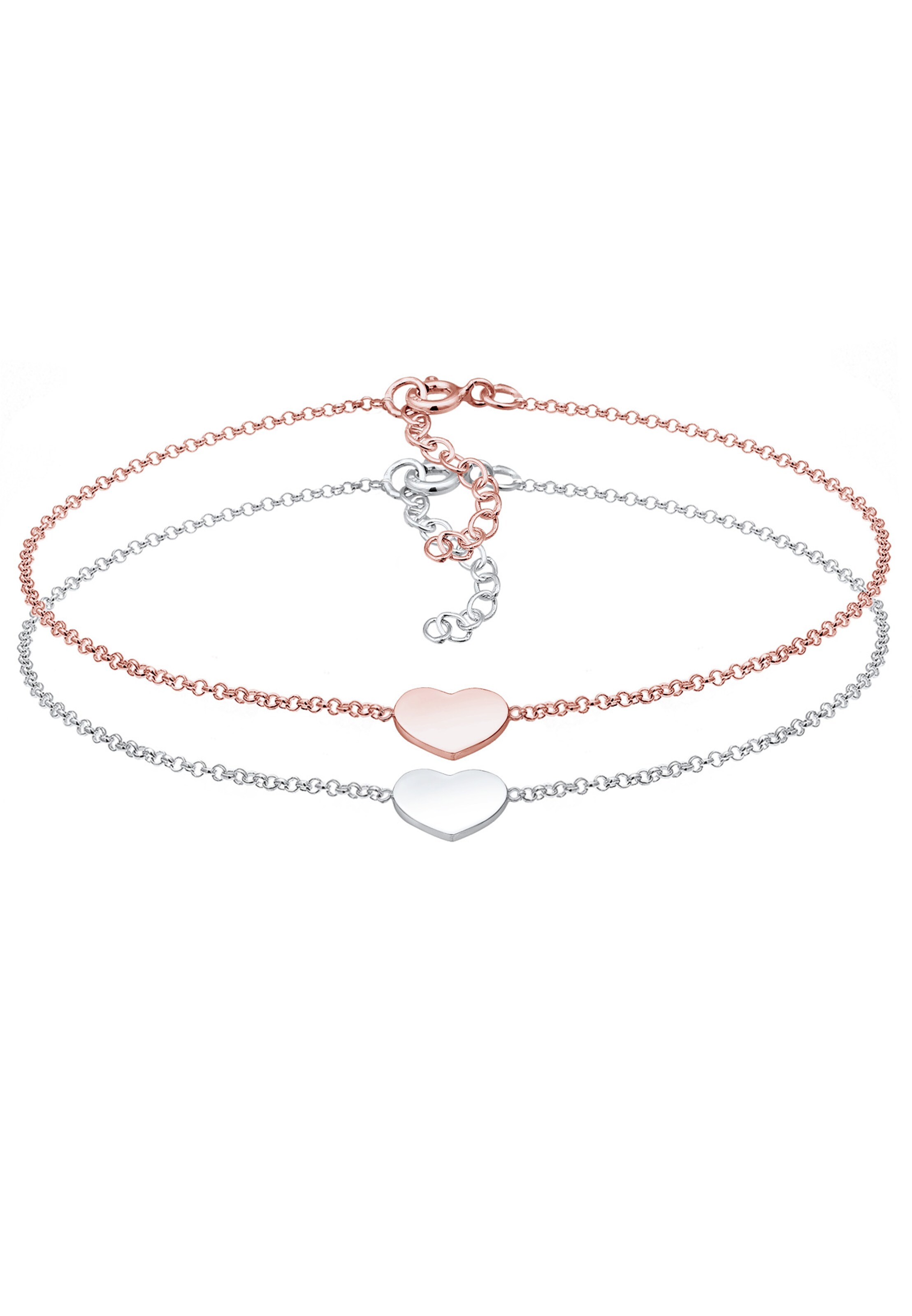ELLI Armband in rosegold / silber, Produktansicht