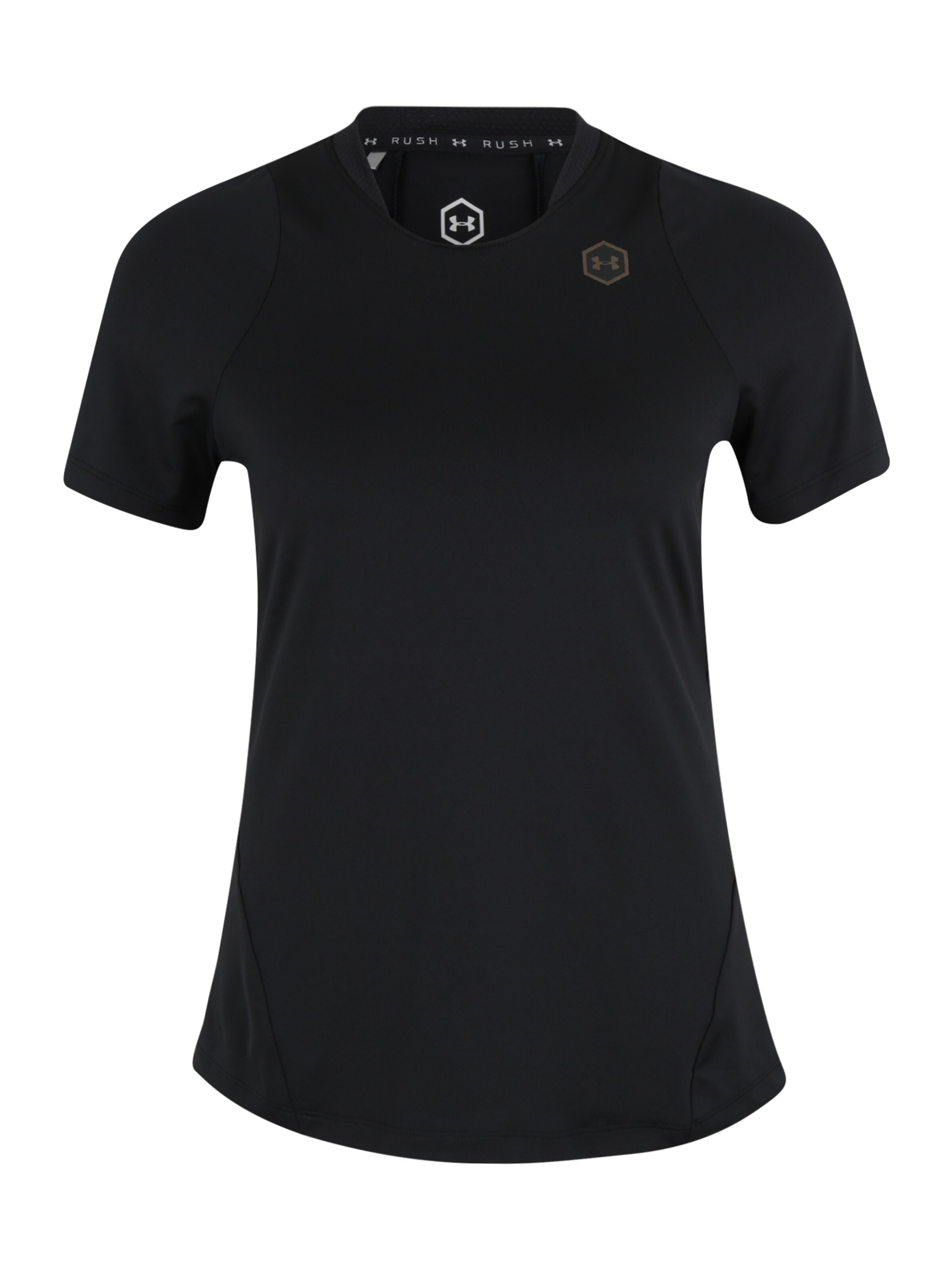 UNDER ARMOUR - Sport-Shirt 'Rush' in schwarz