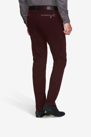 Meyer Hosen Regular Hose 'Dublin' in Rot