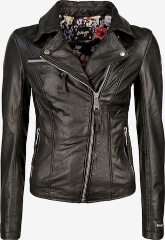 Maze Biker-Jacke mit Stickereien ' Alida ' in Schwarz: predná strana