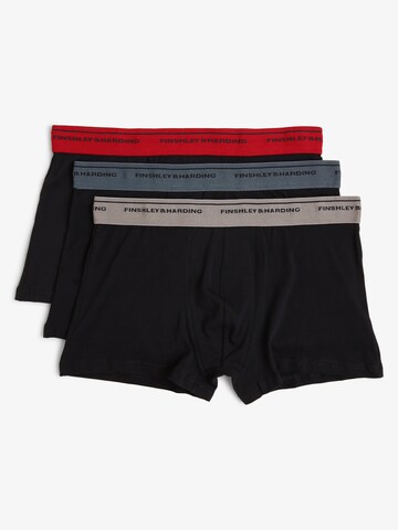 Finshley & Harding Boxershorts in Schwarz: predná strana