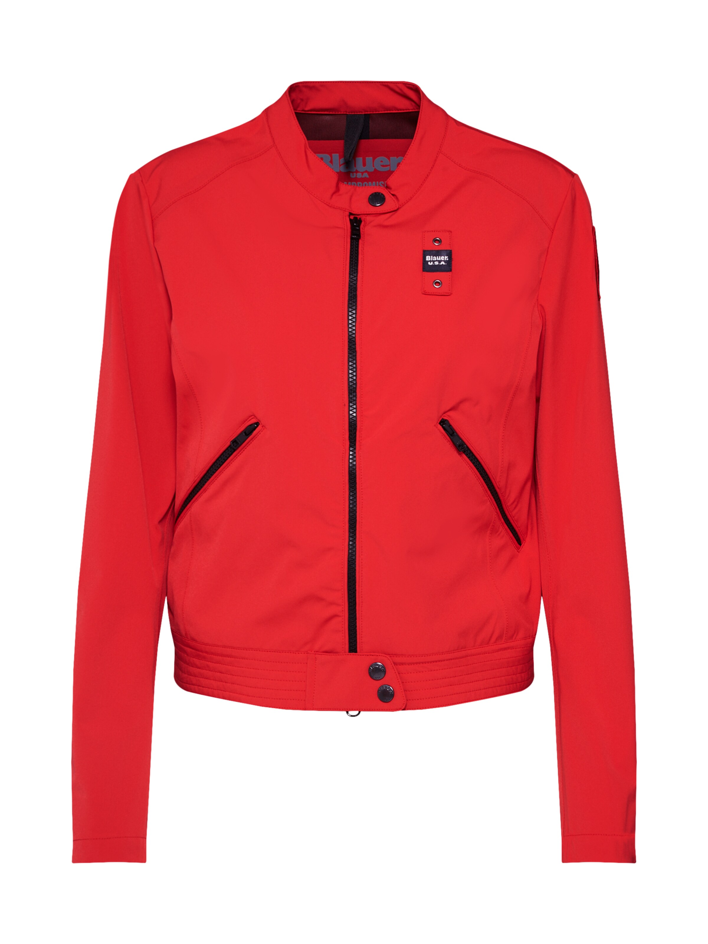 Blauer.USA - Tussenjas 'GIUBBINI CORTI SFODERATO' in de kleur Rood