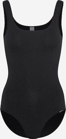 Skiny - Body camiseta en negro: frente