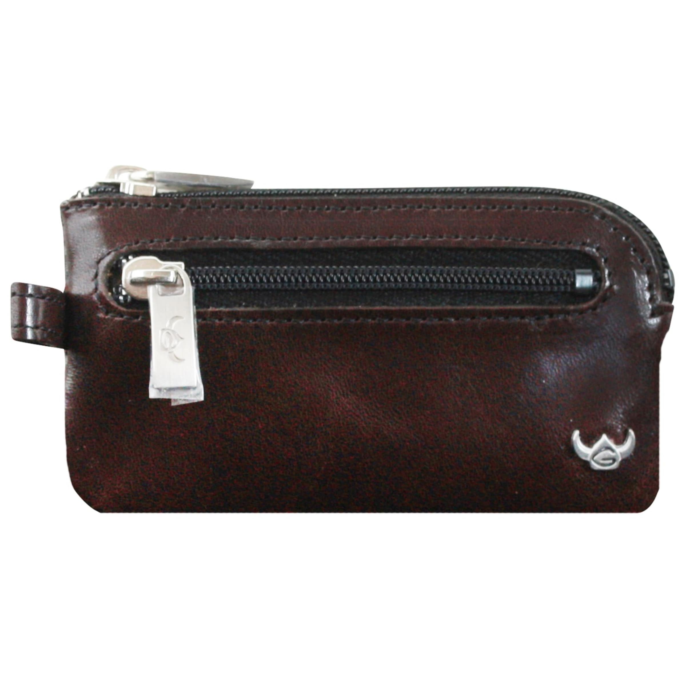 GOLDEN HEAD Key ring in Red: front