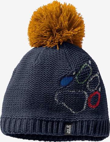 JACK WOLFSKIN Athletic Hat 'Paw' in Blue: front