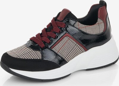 REMONTE Sneaker in grau / mischfarben / bordeaux / schwarz, Produktansicht