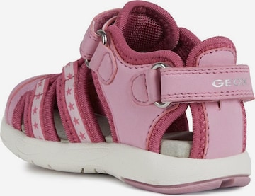 GEOX Kids Wandelschoen in Roze