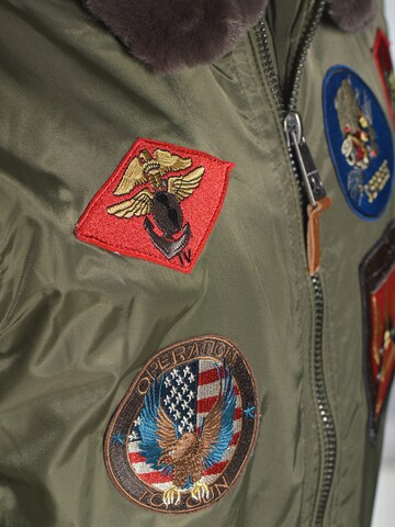TOP GUN Between-season jacket in Green