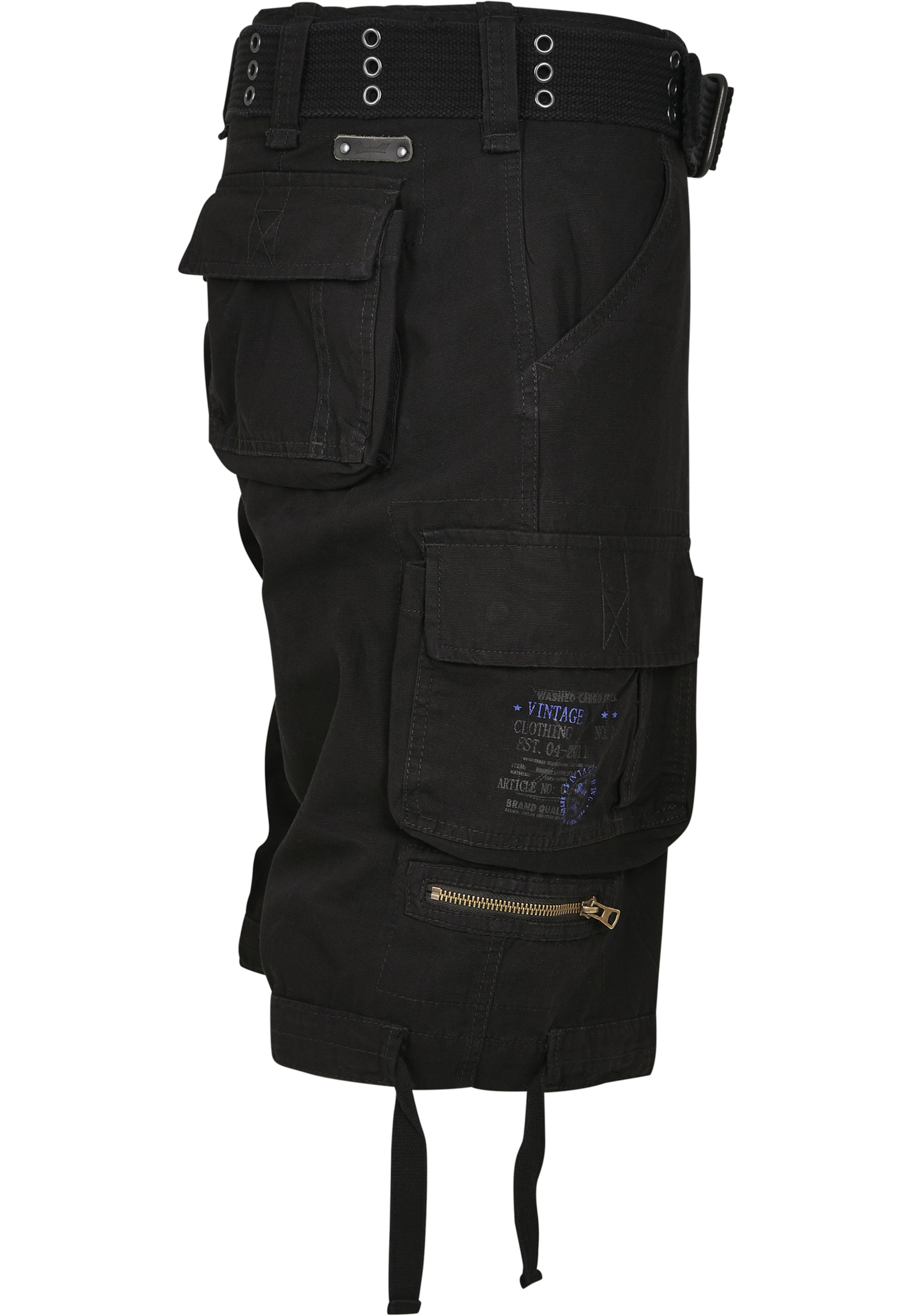 Brandit Szabványos Nadrág 'Savage Vintage' - fekete
