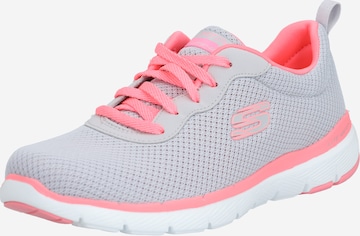 SKECHERS Sneakers laag 'Flex Appeal 3.0' in Grijs: voorkant