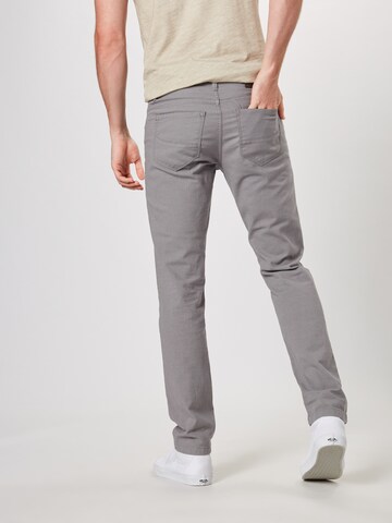 Coupe slim Pantalon 'Cadiz' BRAX en gris : derrière