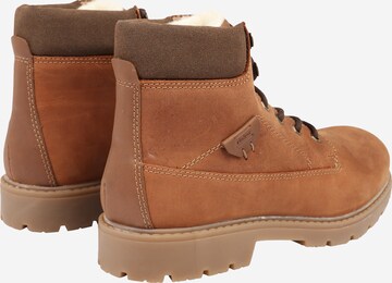 Rieker Lace-Up Boots in Brown