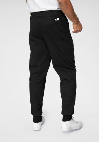 OCEAN SPORTSWEAR Tapered Workout Pants in Black