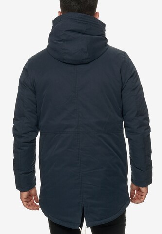 INDICODE JEANS Winterparka 'Loaf ' in Blauw