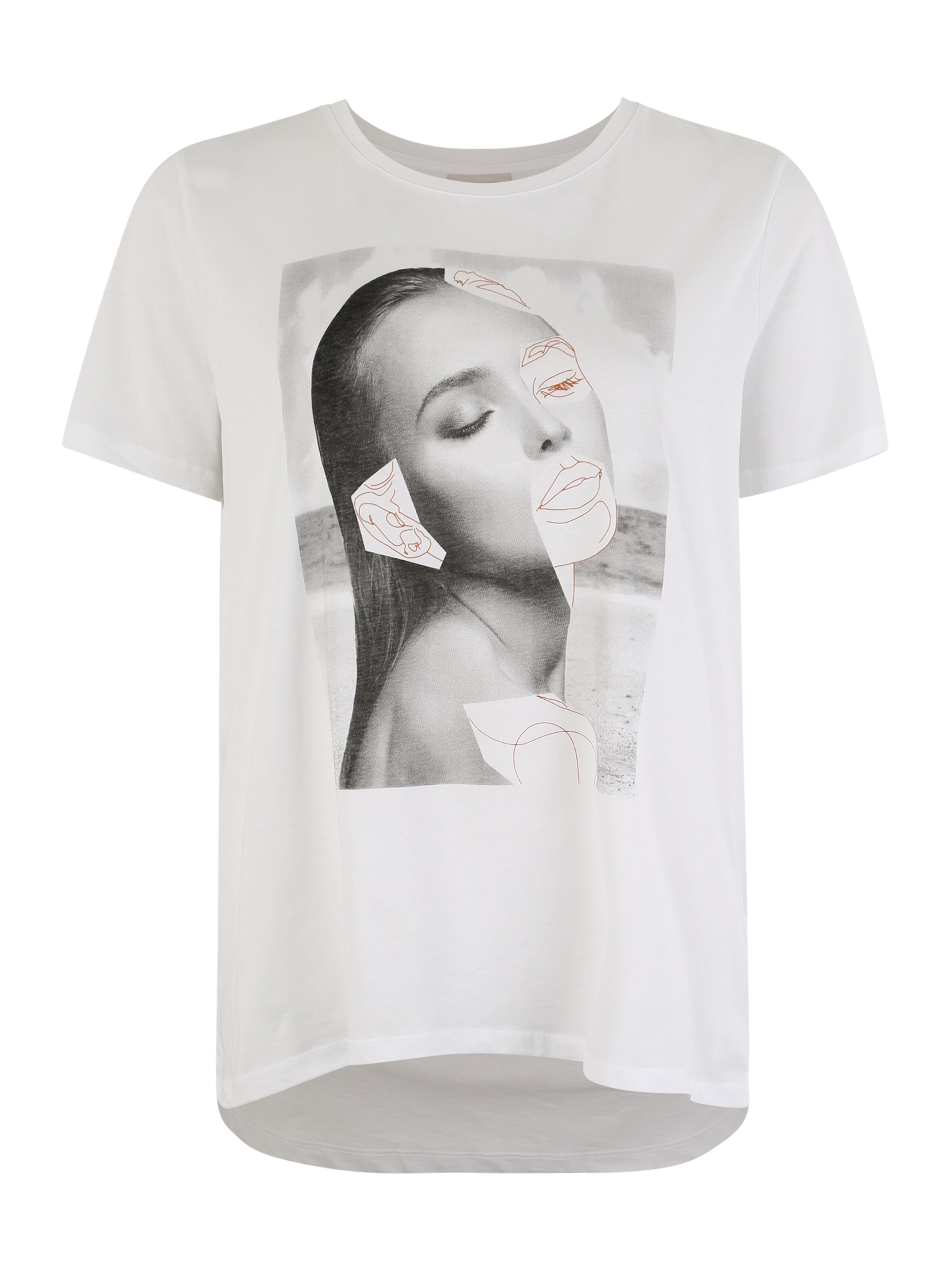 ONLY Carmakoma - Shirt 'CARLIMBO SS BOXY TEE X SUS' in de kleur Wit