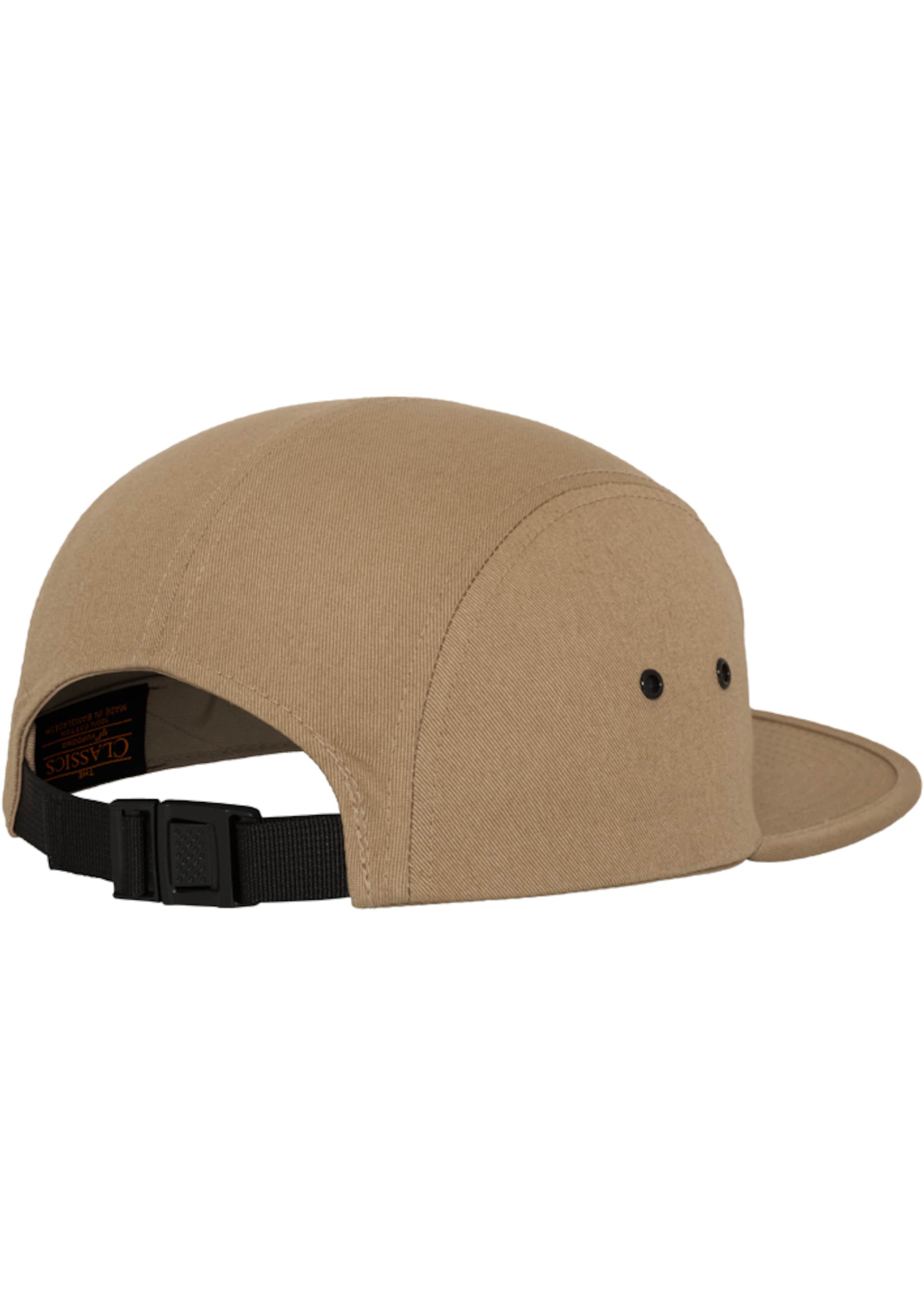 Cappello da baseball 'Classic Jockey' di Flexfit in marrone