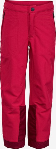 VAUDE Outdoorhose 'Badile' in Rot: front