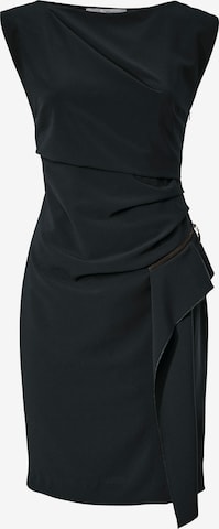 heine Pouzdrové šaty – černá: přední strana