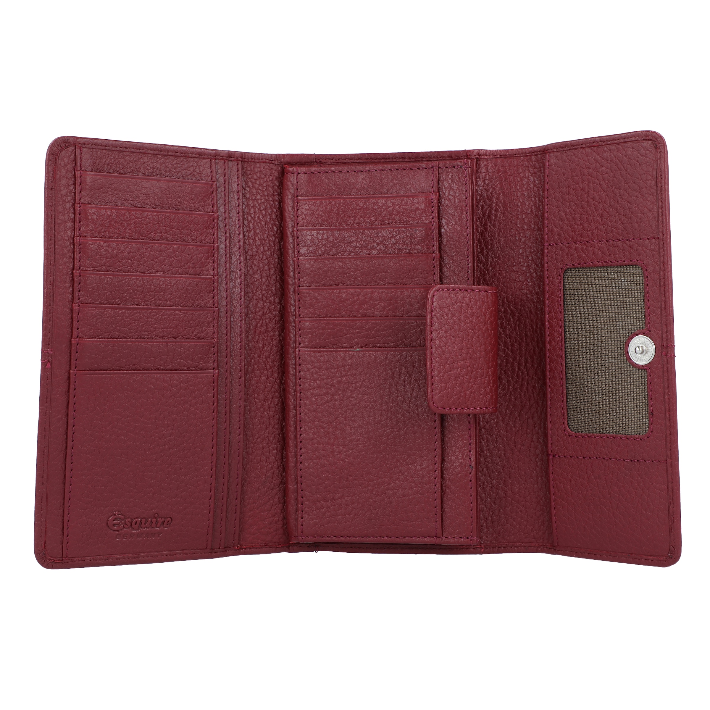 Portamonete 'Verona' di Esquire in rosso