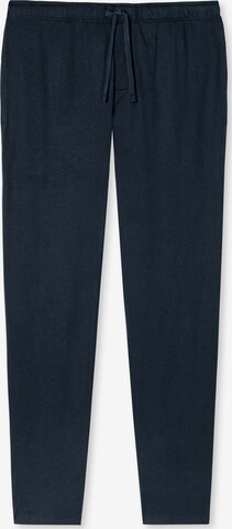 SCHIESSER Pajama Pants in Blue: front