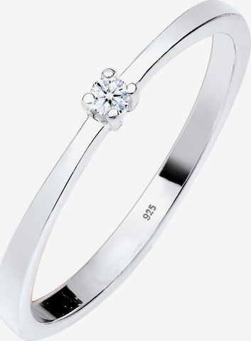 Elli DIAMONDS Ring in Zilver: voorkant