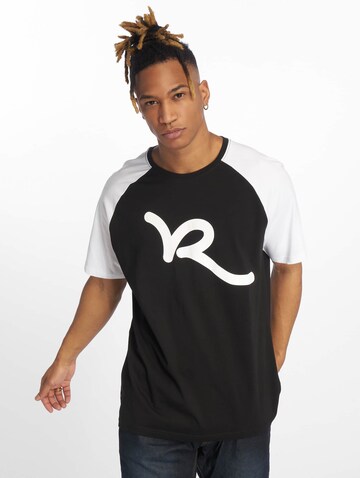 ROCAWEAR Shirt 'Bigs' in Zwart: voorkant