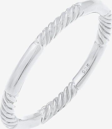 Bague 'Twisted' ELLI en argent : devant