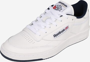 Reebok - Sapatilhas baixas 'CLUB C 85' em branco: frente