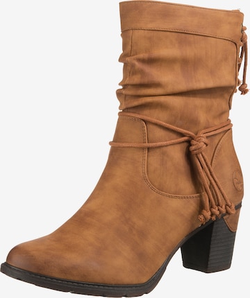 Bottines Rieker en marron : devant