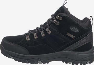 SKECHERS Lace-Up Boots 'Relment Pelmo' in Black