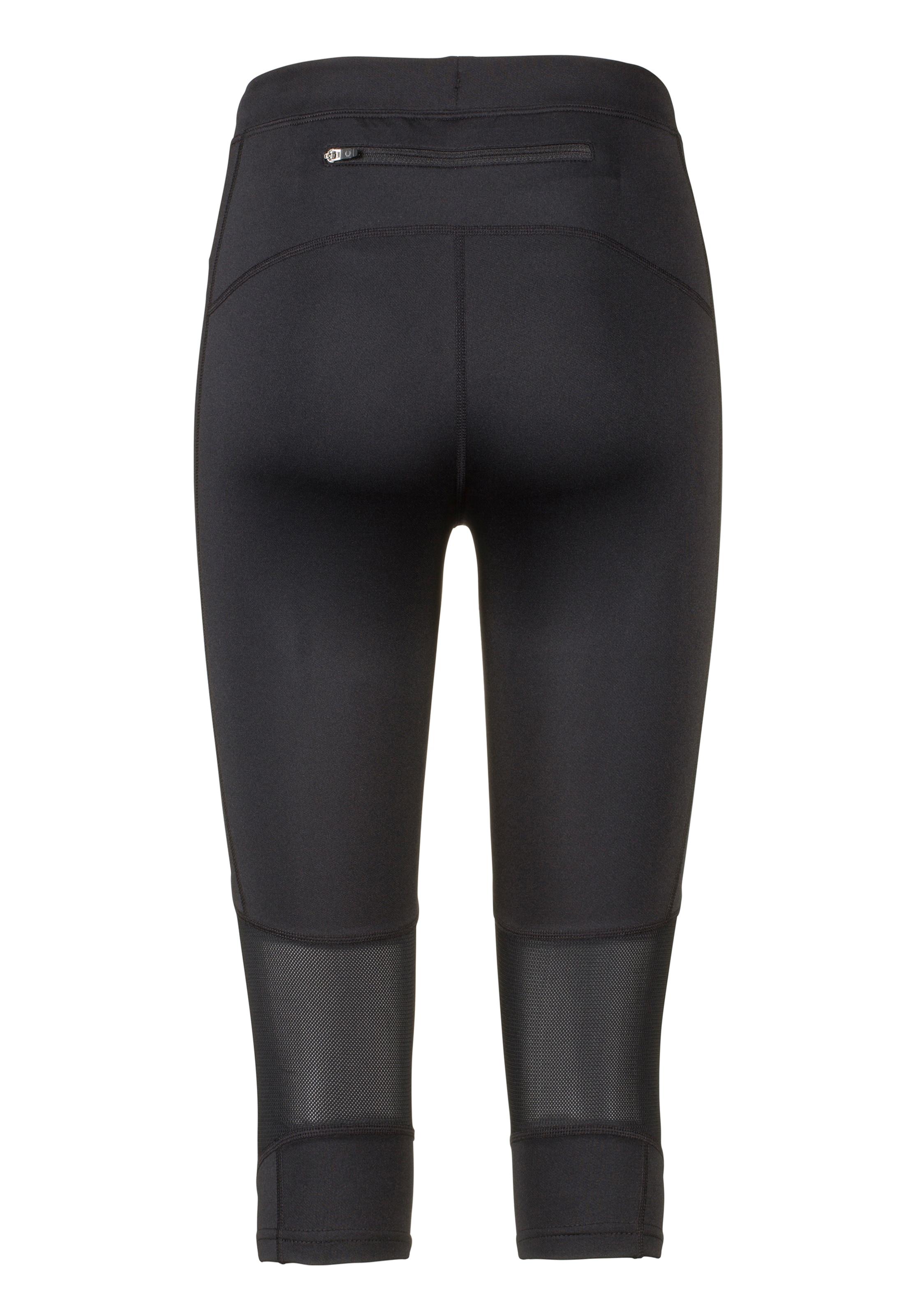 melns ENDURANCE Šaurs Sporta bikses 'Mahana'