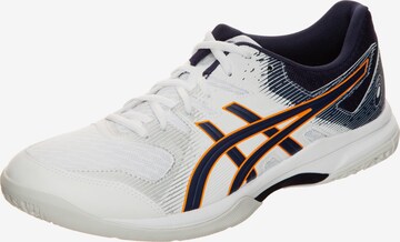 Chaussure de sport ASICS en blanc : devant