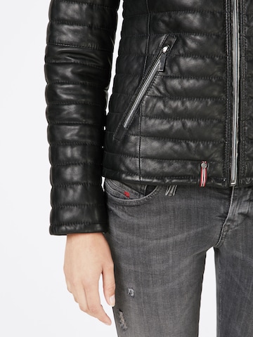 OAKWOOD Lederjacke in Schwarz