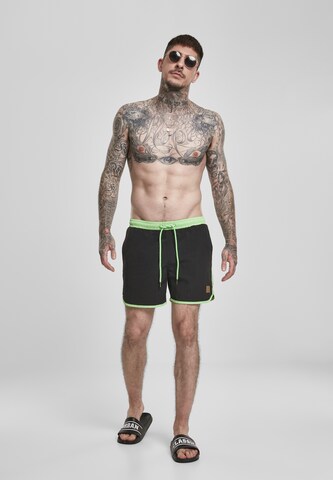 Urban Classics Board Shorts in Black