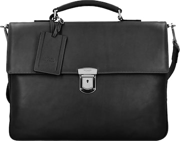 Picard Document Bag 'Authentic' in Black: front