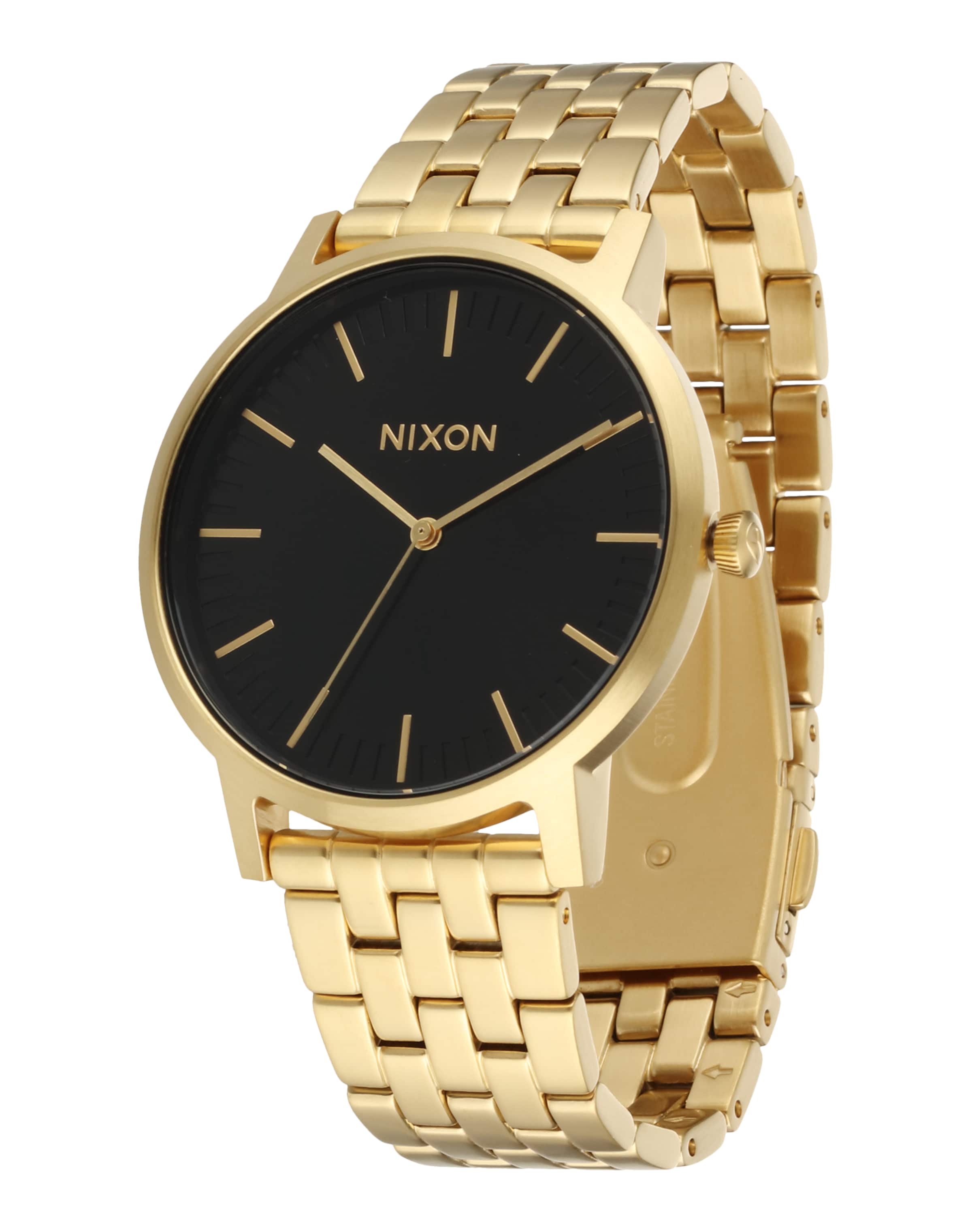 Ceas analogic 'Porter' de la Nixon pe auriu