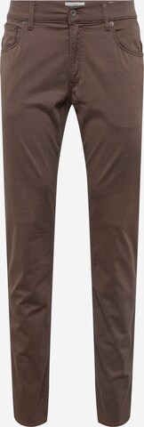 BRAX Regular Broek 'Chuck' in Bruin: voorkant