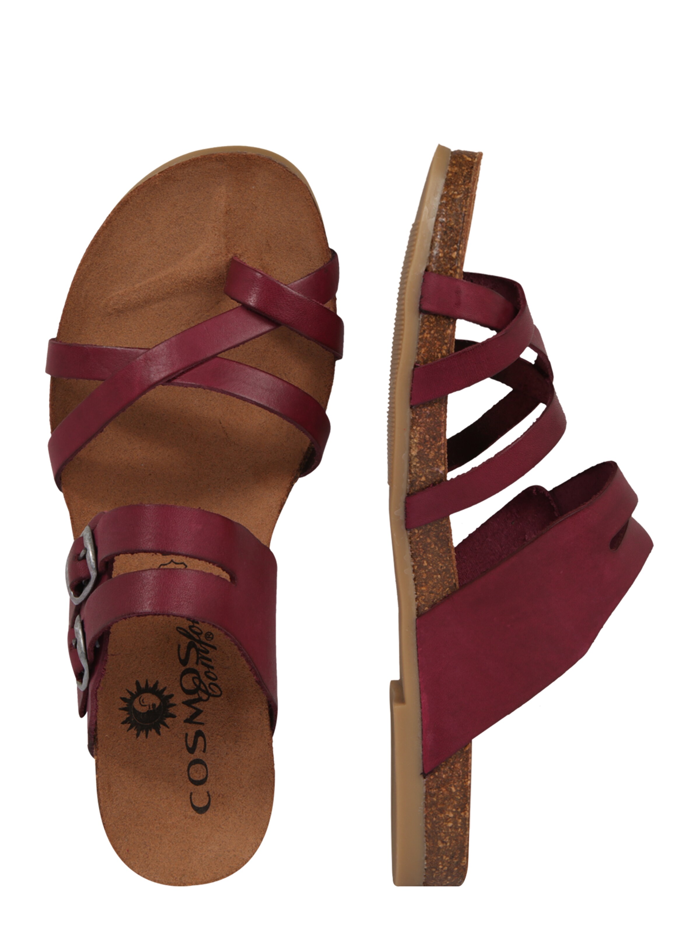 COSMOS COMFORT - Chinelos de dedo em vermelho