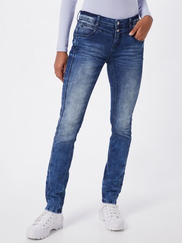 STREET ONE Slimfit Jeans 'Jane' in Blau: Vorderseite