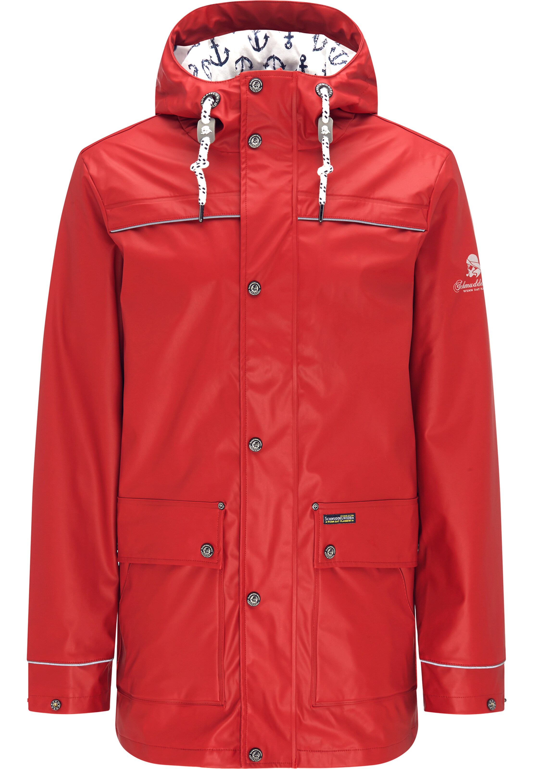 Schmuddelwedda - Tussenjas in de kleur Rood