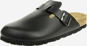 ROHDE Mules in Black: front