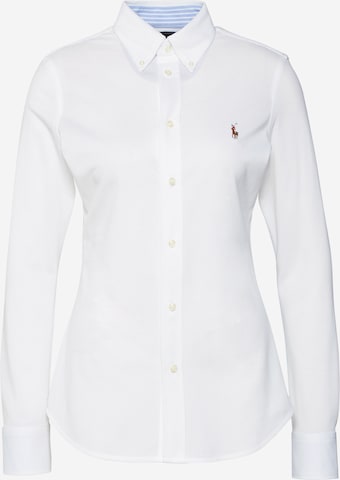 Polo Ralph Lauren Blouse 'Heidi' in Wit: voorkant