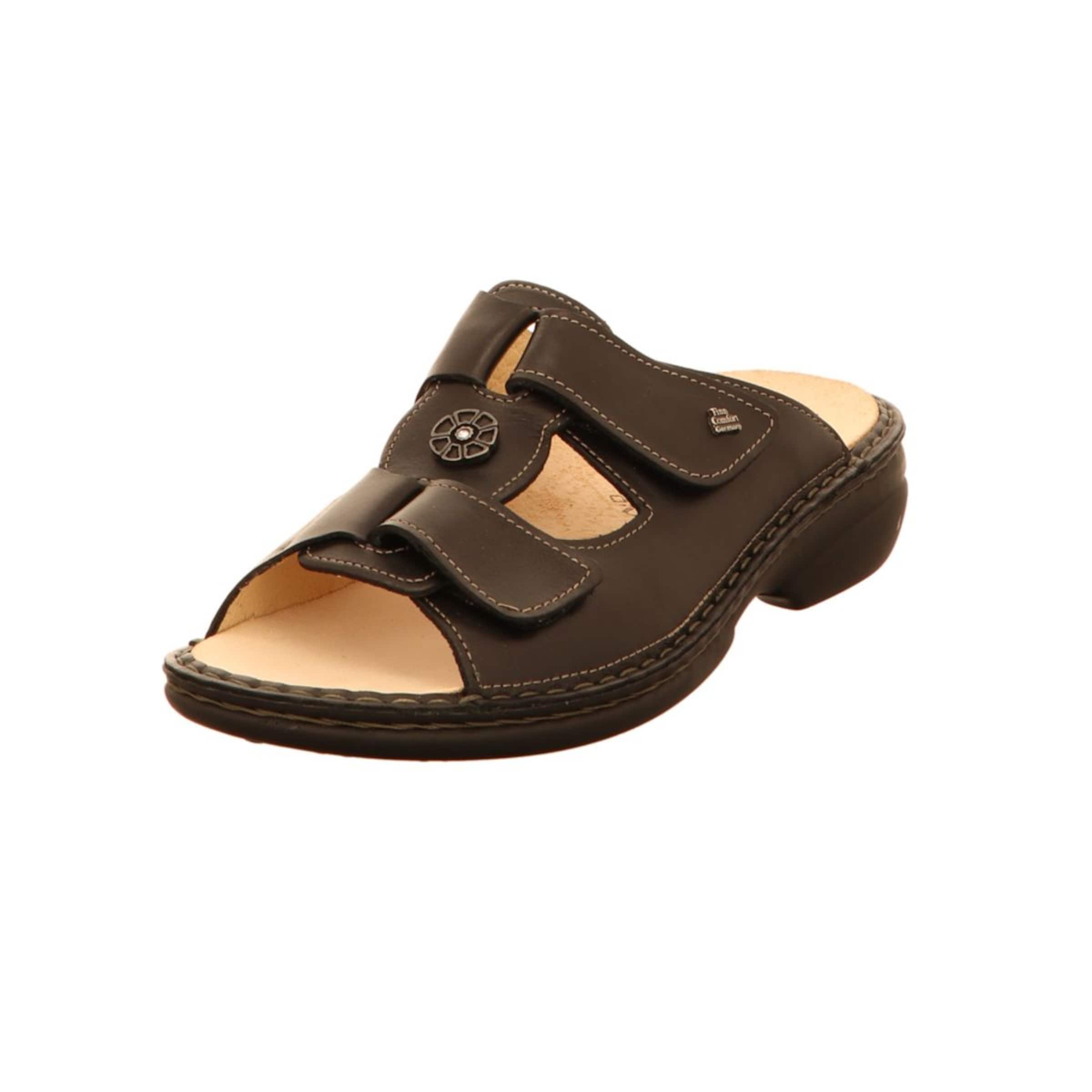 Finn Comfort Mules in Brown: front