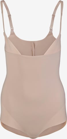 MAIDENFORM Shaping Bodysuit in Beige: front